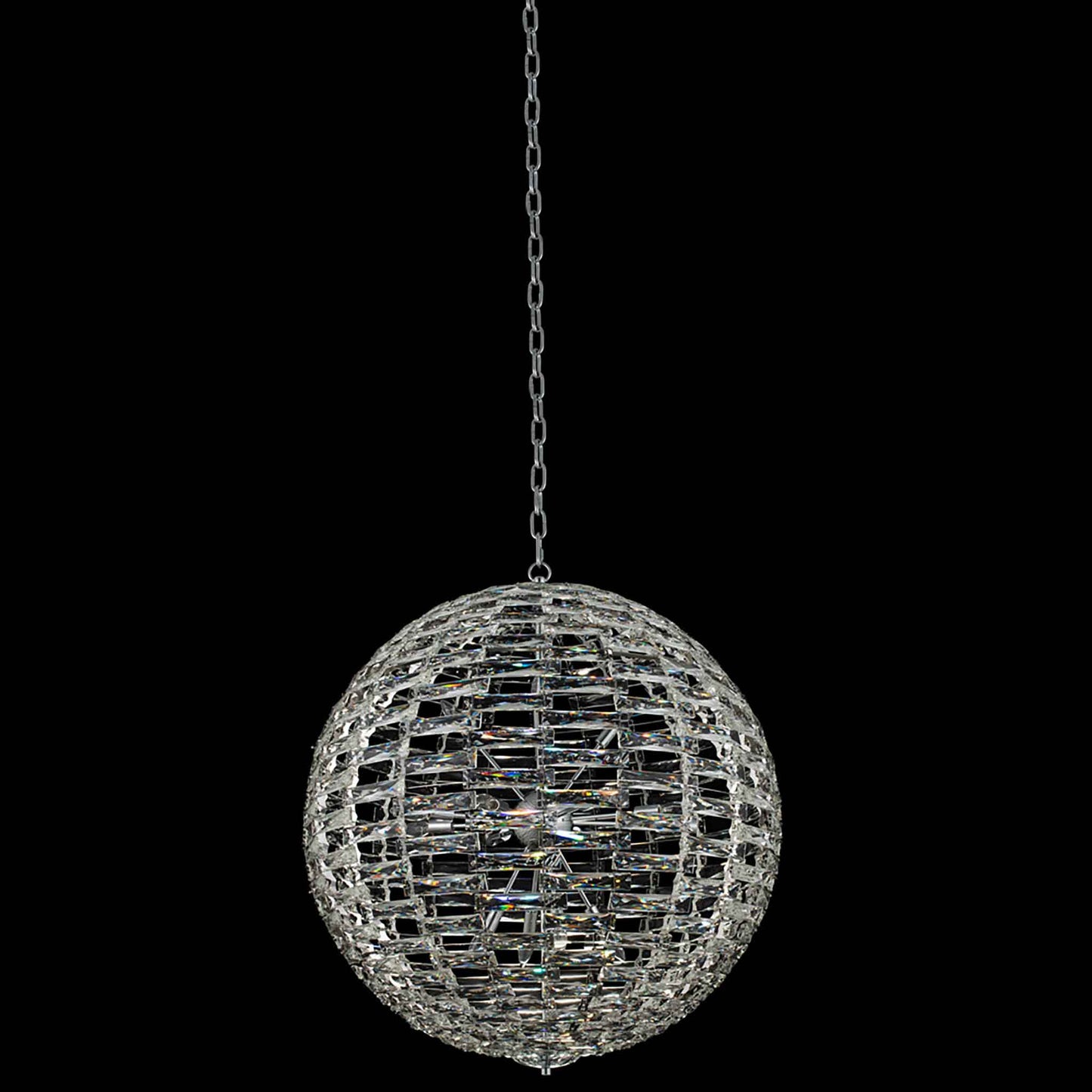 12 light 26 inch chrome orb chandelier