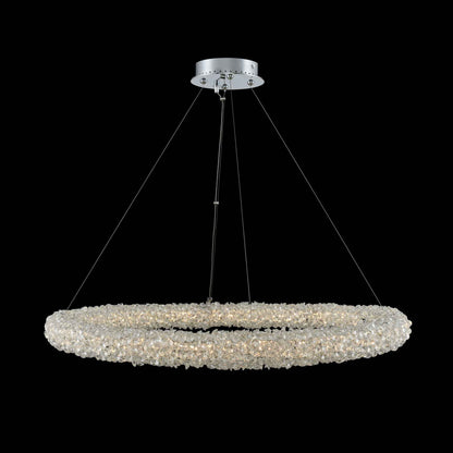 32 inch chrome led pendant