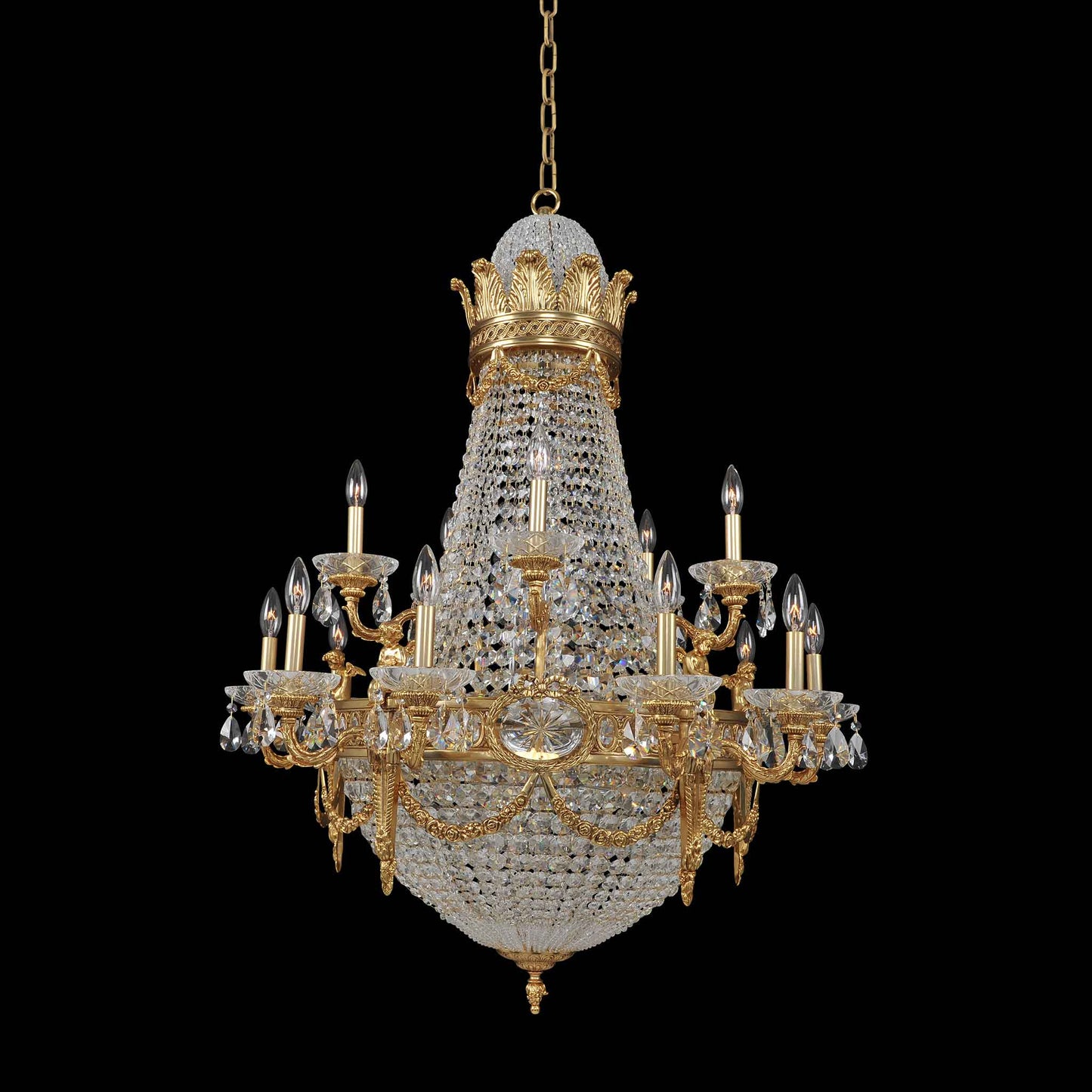 25 light 36 inch 2 tier antique brass chandelier