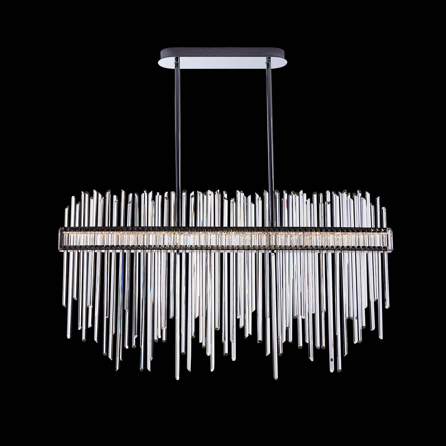 60 inch chrome linear pendant