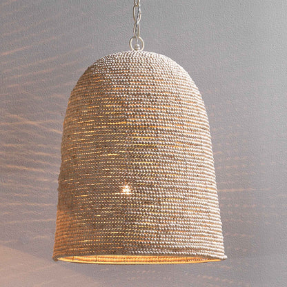 1 light 19 inch natural pendant