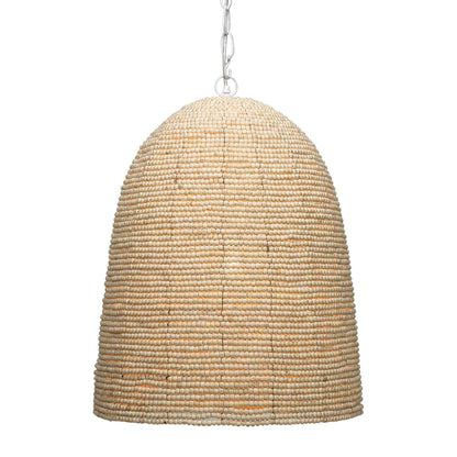 1 light 19 inch natural pendant