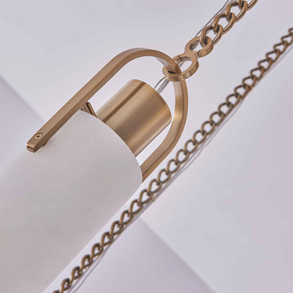 24 inch winter brass full canopy pendant