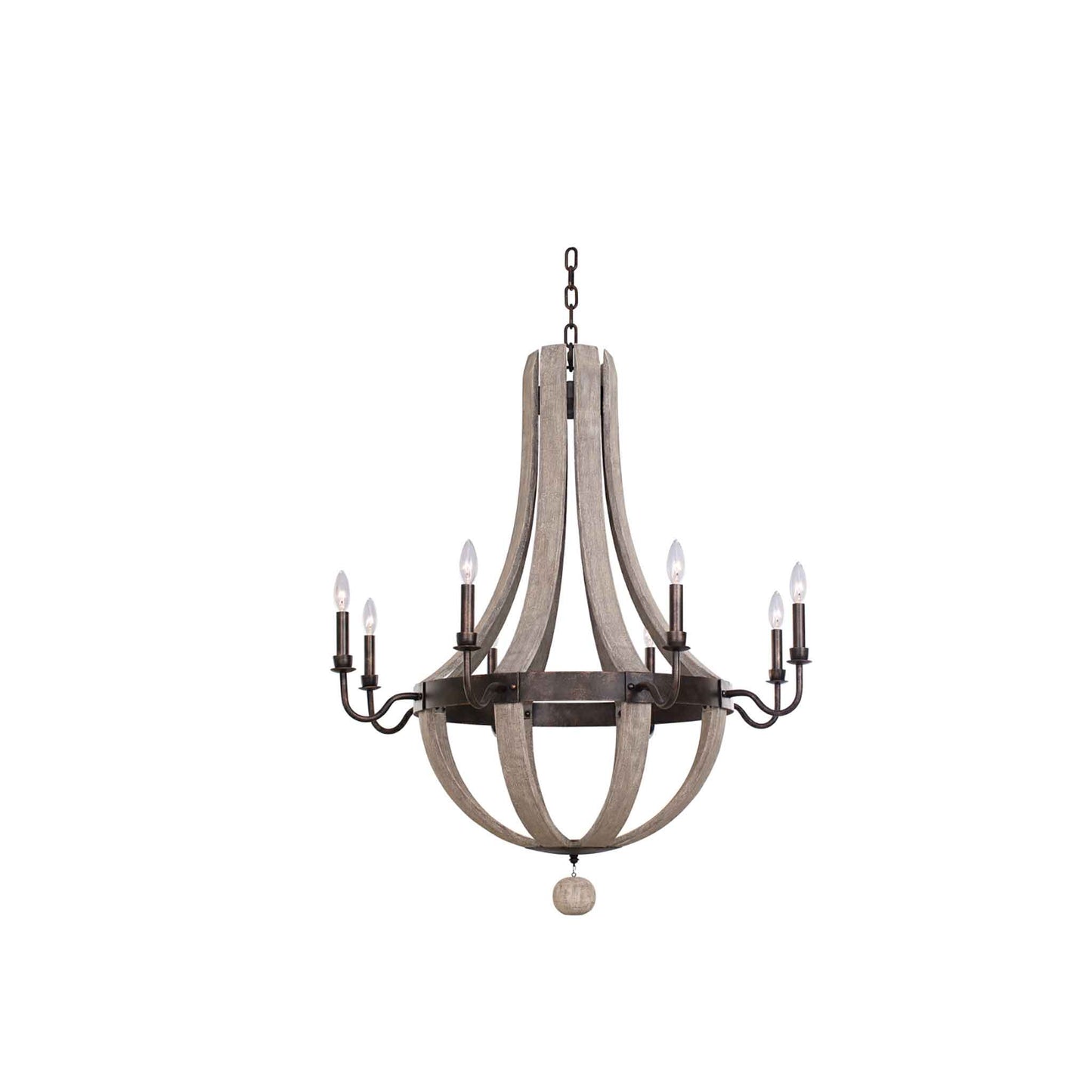 8 light 36 inch florence gold chandelier