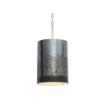 2 light 12 inch ombre galvanized pendant