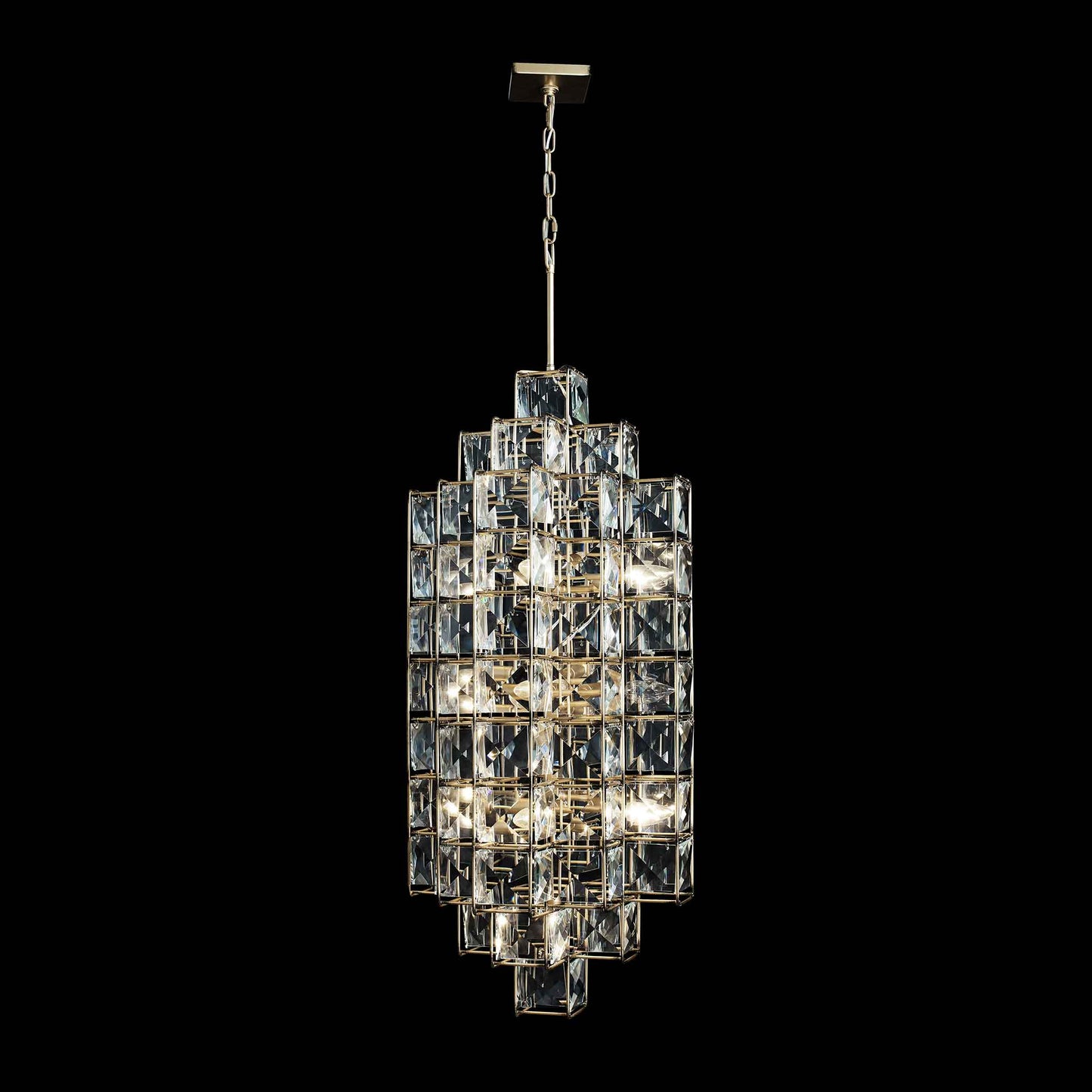 14 light 18 inch calypso gold pendant