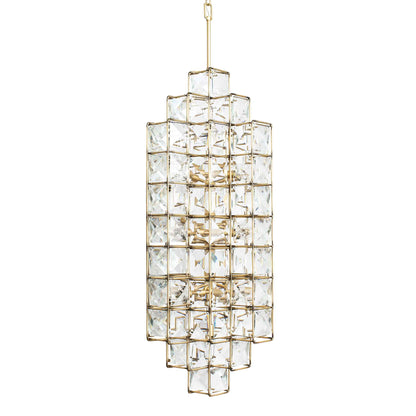 14 light 18 inch calypso gold pendant