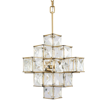 6 light 18 inch calypso gold pendant