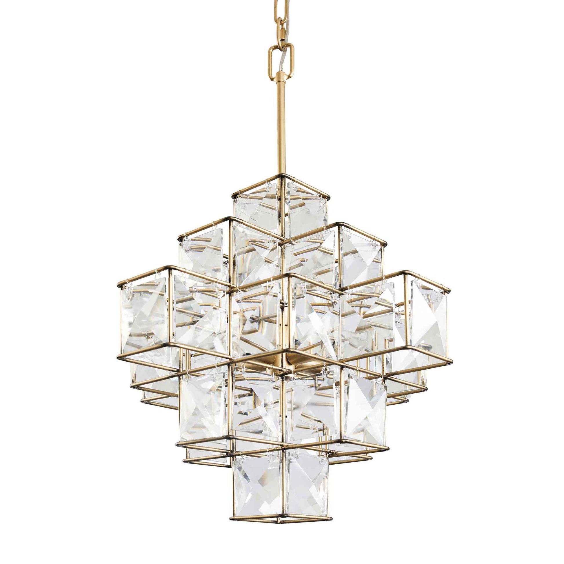 6 light 18 inch calypso gold pendant