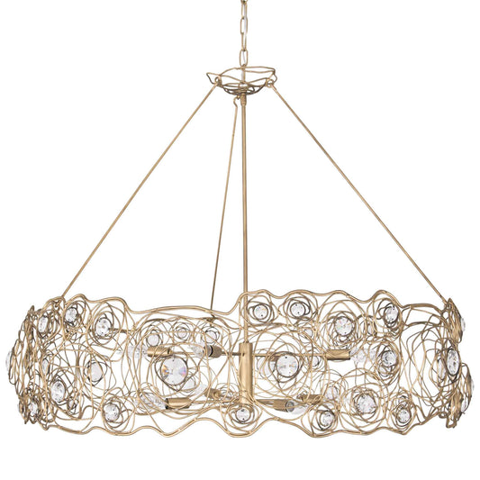 8 light 40 inch havana gold ombre chandelier