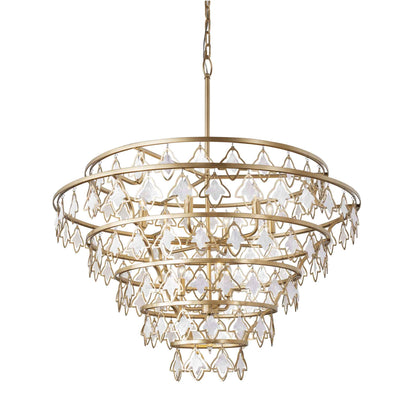 10 light 36 inch french gold chandelier