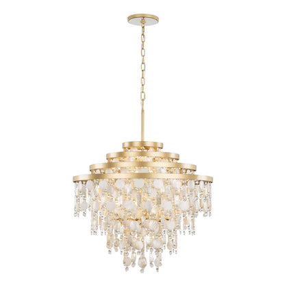 10 light 28 inch french gold chandelier