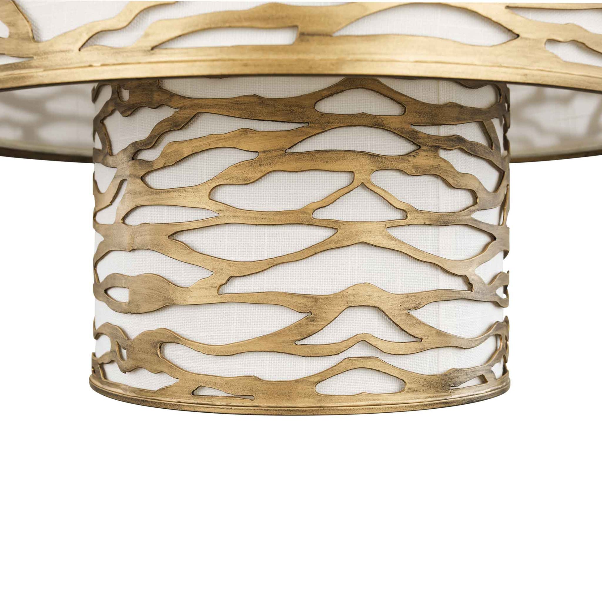 4 light 19 inch 3 tier havana gold pendant