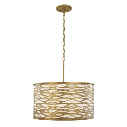 5 light 24 inch havana gold pendant