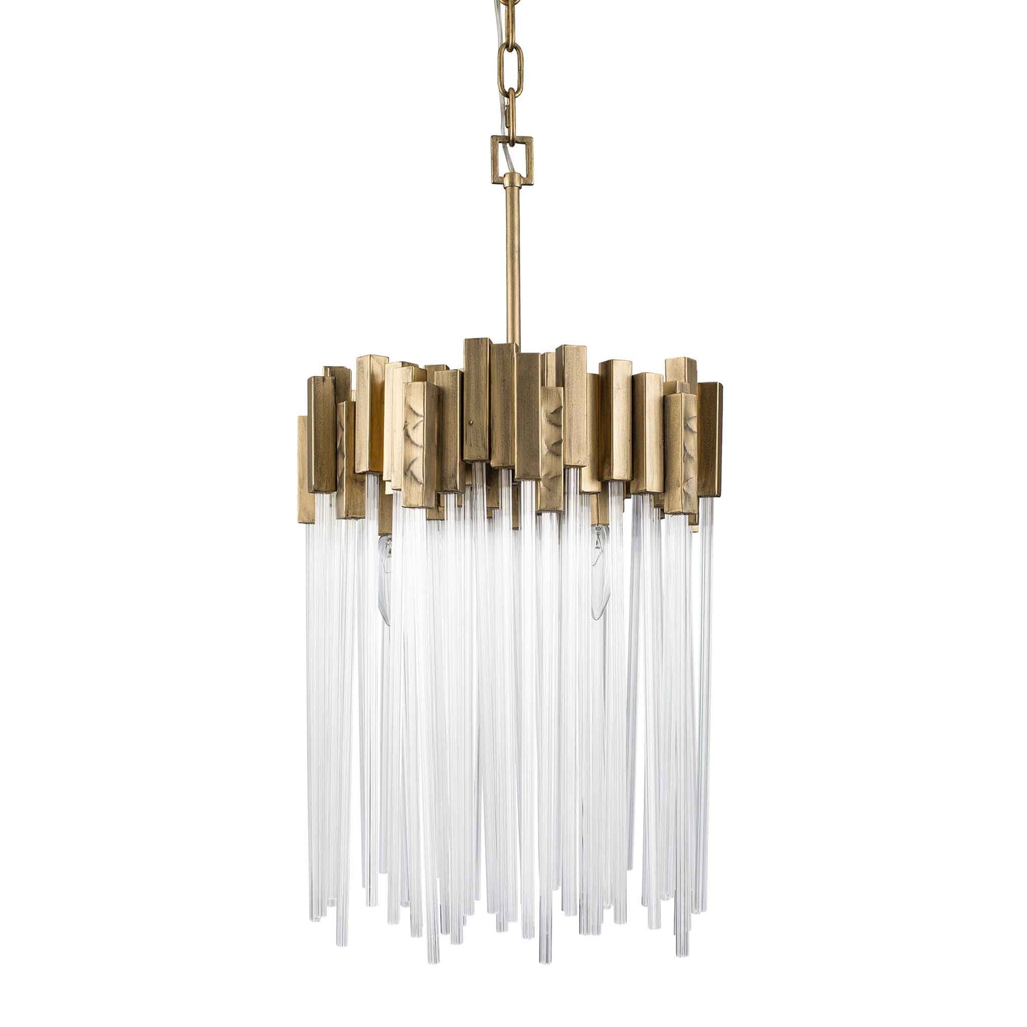 3 light 14 inch havana gold pendant