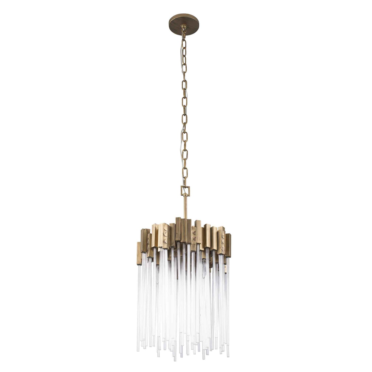 3 light 14 inch havana gold pendant