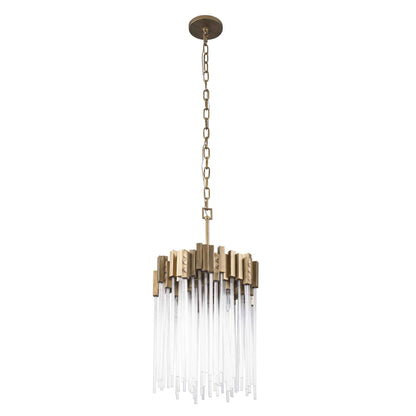 3 light 14 inch havana gold pendant