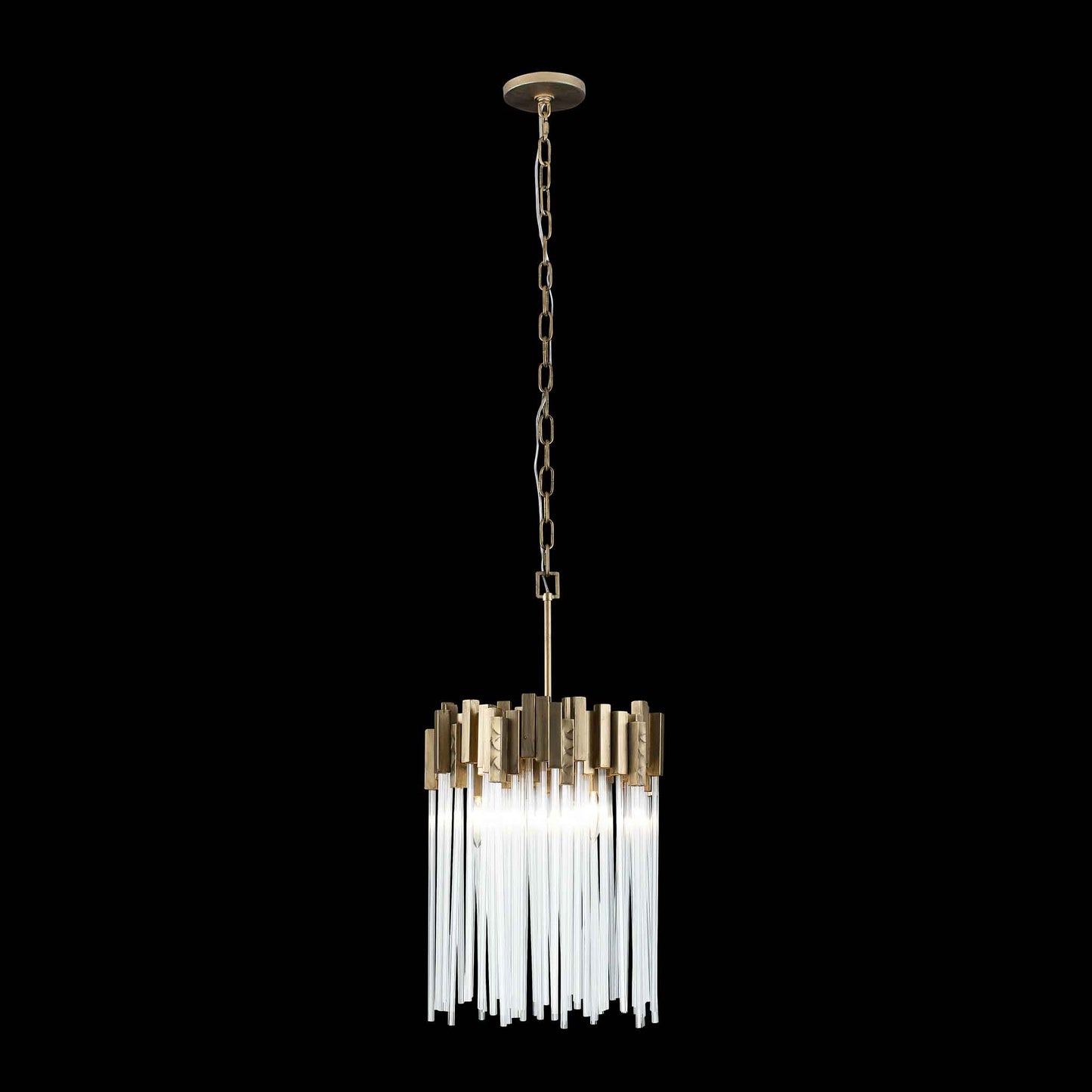 3 light 14 inch havana gold pendant