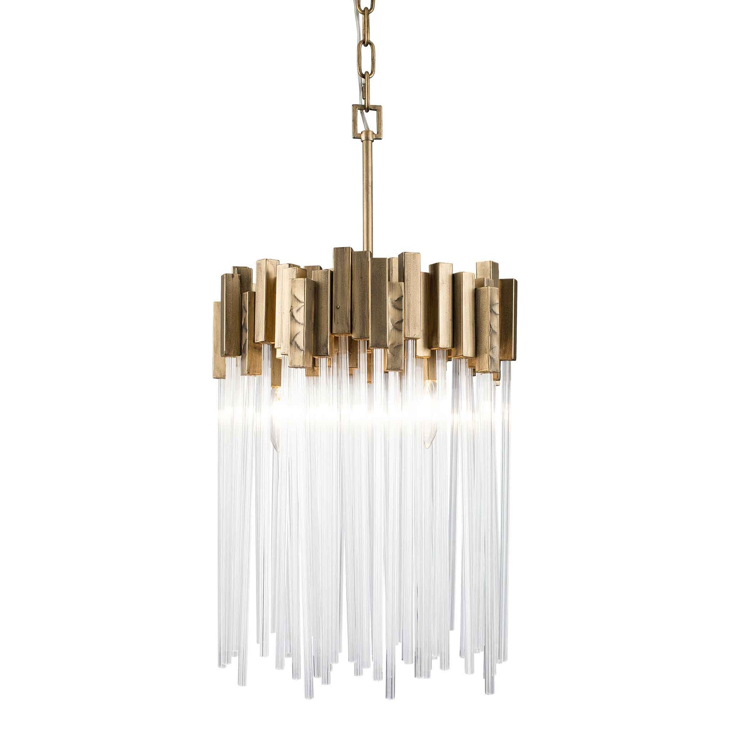 3 light 14 inch havana gold pendant