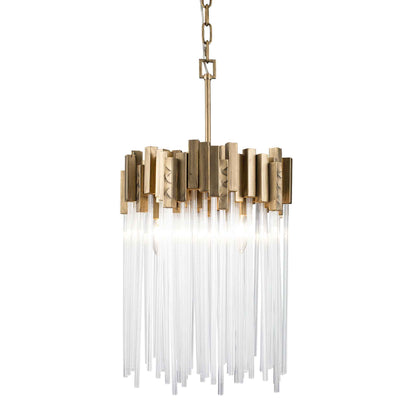 3 light 14 inch havana gold pendant