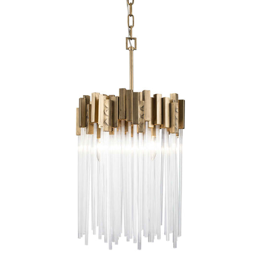 3 light 14 inch havana gold pendant