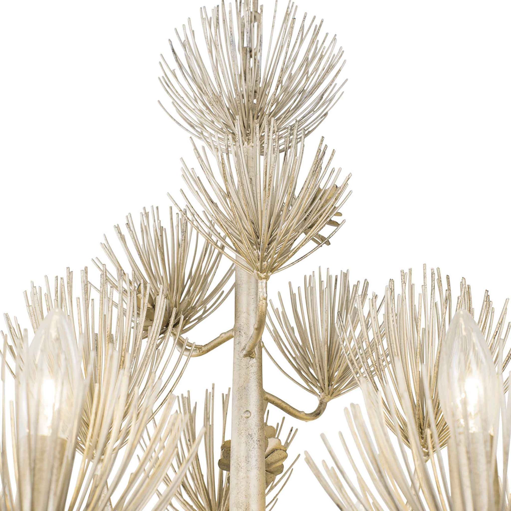 6 light 24 inch zen gold chandelier