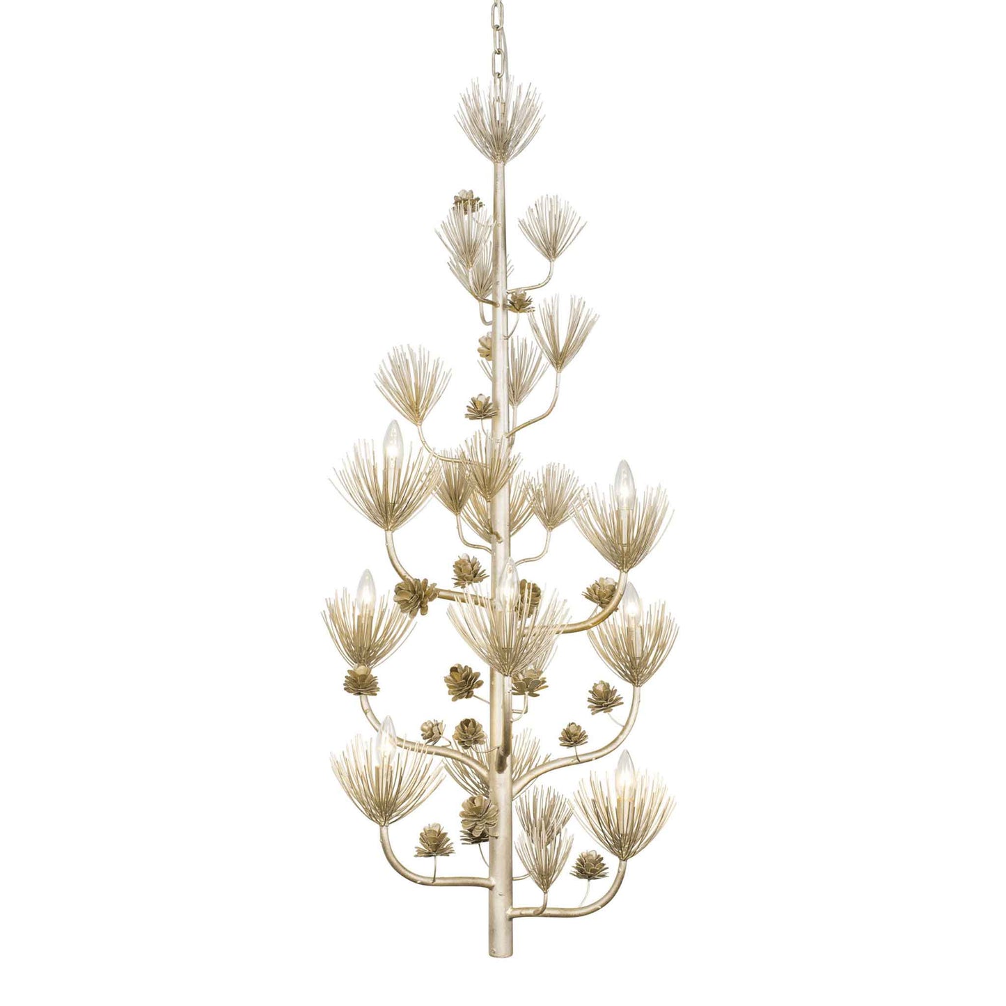 9 light 30 inch 3 tier zen gold chandelier